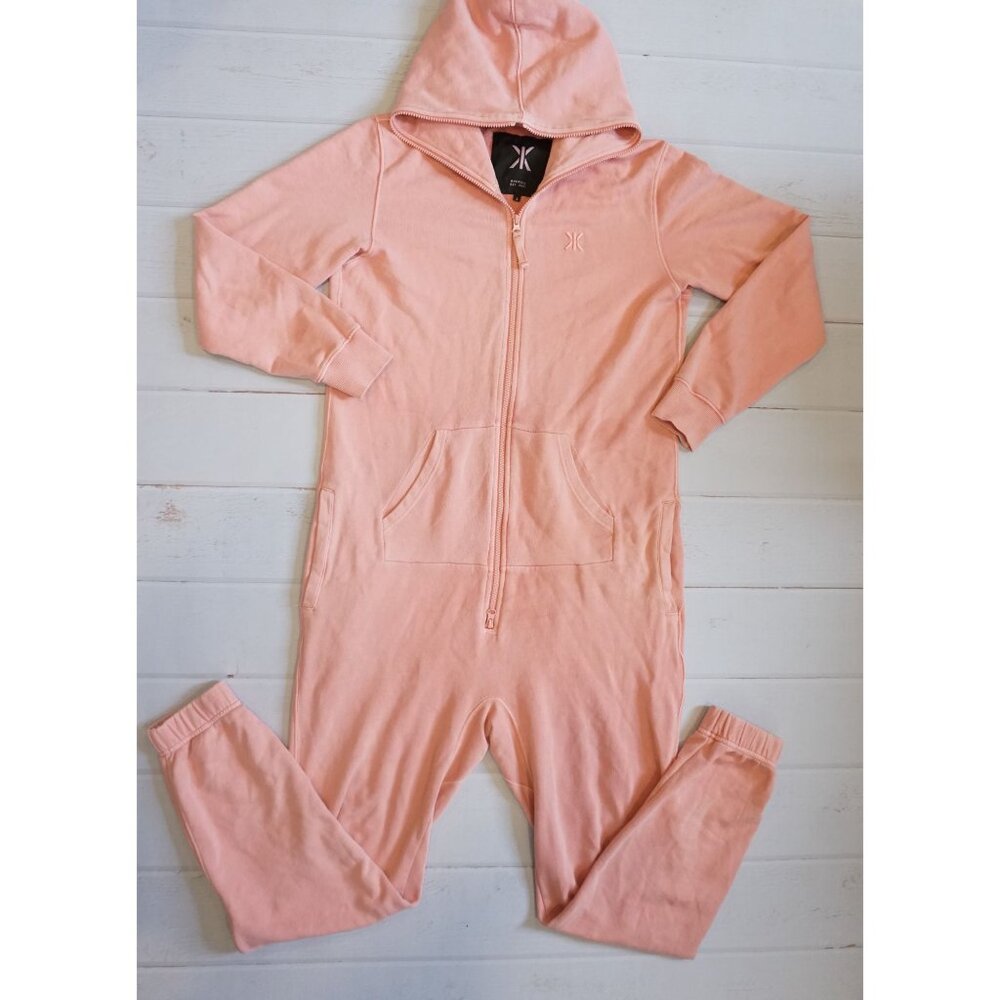 OnePiece Pink Hooded Onesie – Size S